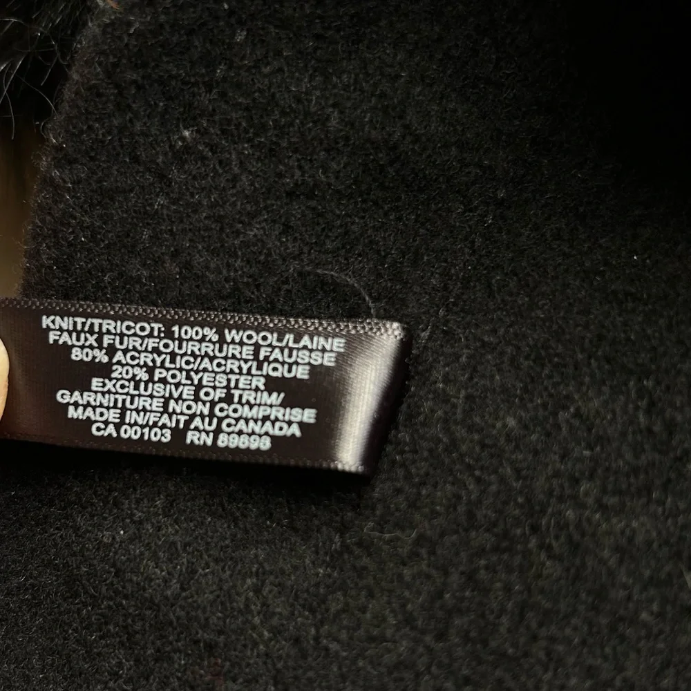 Parkhurst 100% Wool Felted Slouchy Hat w/Pom Pom Black - Picture 5 of 9